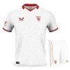 Officiële Voetbalshirt + Korte Broek Sevilla FC Thuis 2023-24 - Kids